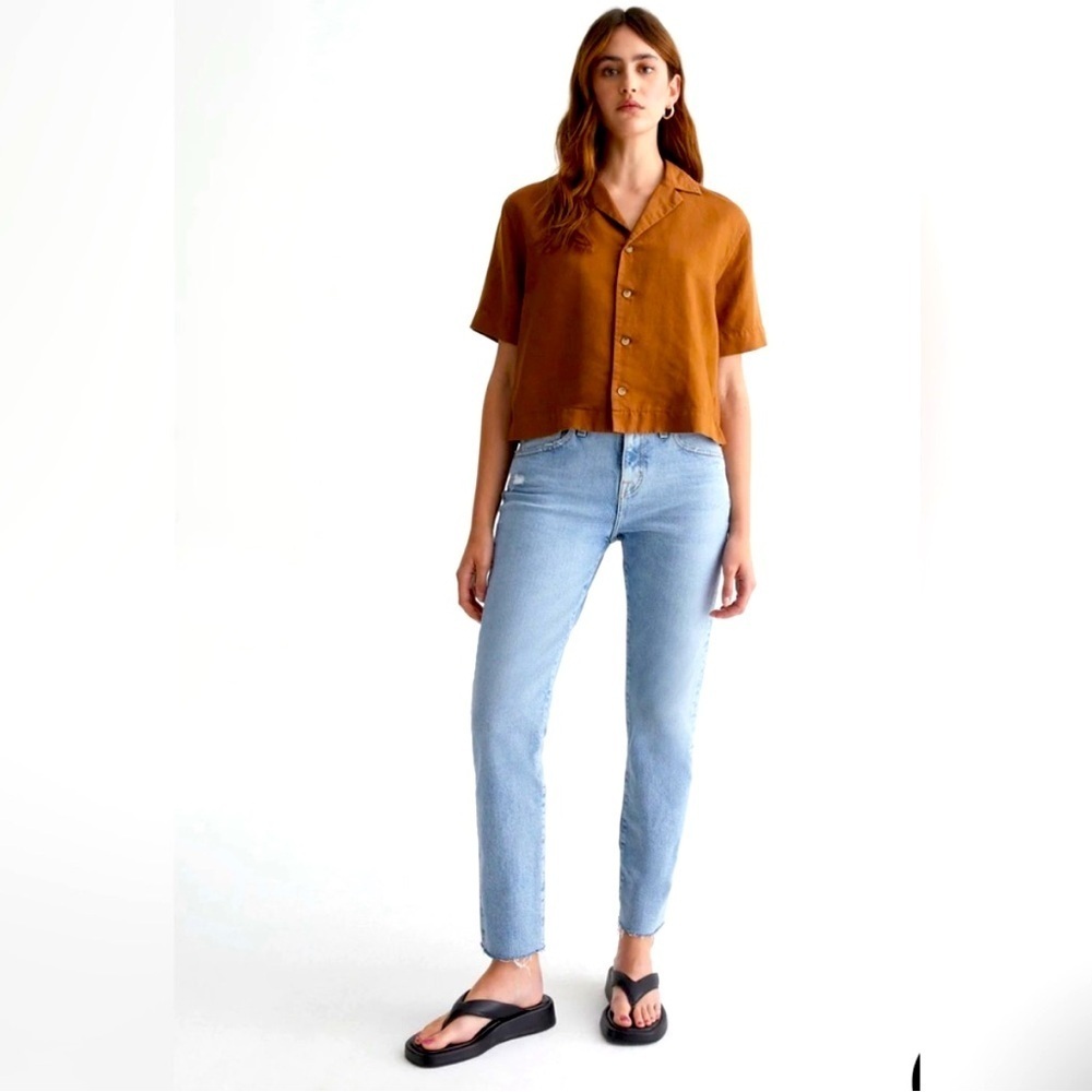 NWT AG Adriano Goldschmied Jeans Ex-Boyfriend Slim, 25waist Slouchy Style